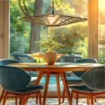 Discus wood & glass ceiling light - Image 12