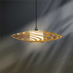 Portal wood & glass ceiling light - Image 6