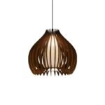Drop wood & glass ceiling light - Image 6