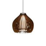 Drop wood & glass ceiling light - Image 7