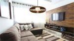 Ellipse wood & glass ceiling light - Image 9