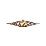 Ufo wood & glass ceiling light - Image 4