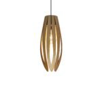 Plant wood ceiling light