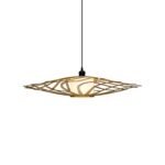 Sunflower wood & glass ceiling light - Image 2