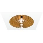 Patthypan Flush mount wood ceiling light - Image 2