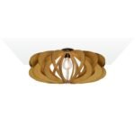 Peony Flush mount wood ceiling light - Image 2