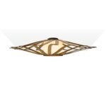 Ufo wood & glass Flush mount ceiling light - Image 2
