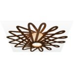 Ufo wood & glass Flush mount ceiling light - Image 4