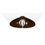 Patthypan Flush mount wood ceiling light - Image 5