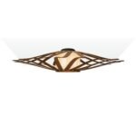Ufo wood & glass Flush mount ceiling light - Image 5