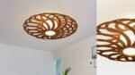Portal wood & glass Flush mount ceiling light - Image 6