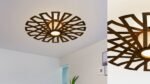 Discus wood & glass Flush mount ceiling light - Image 6