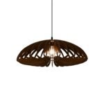 Lotus wood ceiling light - Image 5