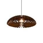Lotus wood ceiling light - Image 6