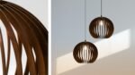 Orb wood ceiling light - Image 8