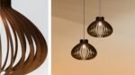Pear wood ceiling light - Image 8