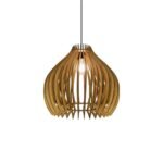 Drop wood ceiling light