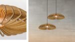 Lotus wood ceiling light - Image 10