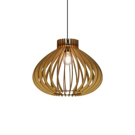 Pear wood ceiling light